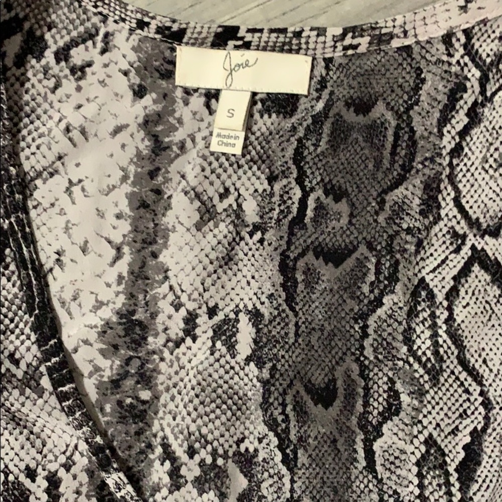 Joie Razor Back Animal Print Tank Small - Picture 4 of 5